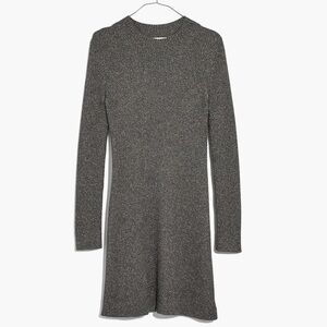 MADEWELL Night Sparkle Mockneck Sweater Dress